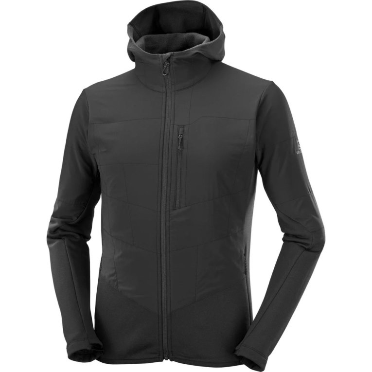 Chaquetas Salomon Outline Warm Híbrido Hombre Negros | MX LPRV059